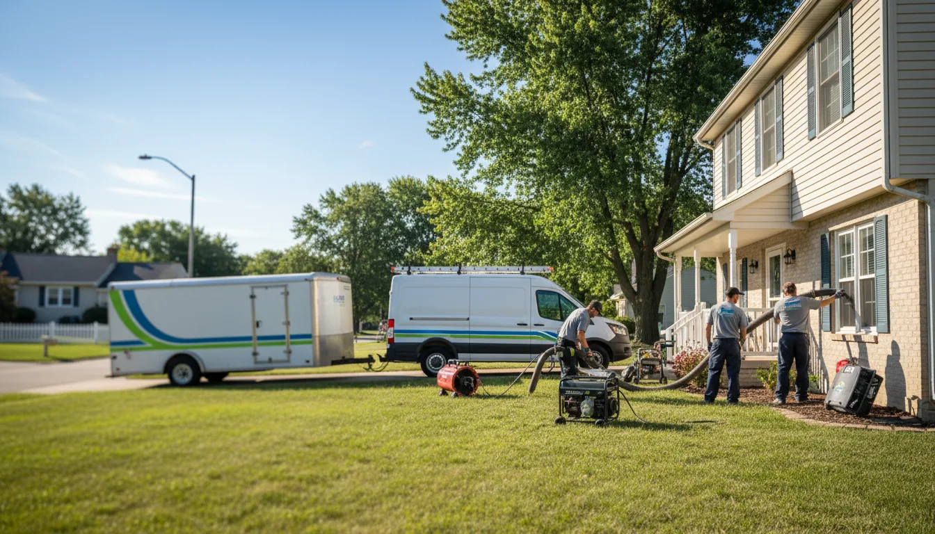 Flooded Basement Restoration And Cleanup With Repair in Coal Valley, IL near me